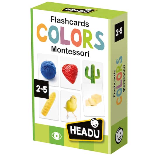 Headu Montessori Colors Flash Cards Set